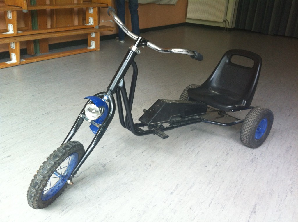 Kinderopvang Poppejans Groningen - collectie hilarische fietsen trike